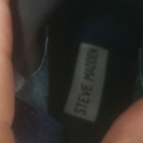 Steve Madden Blue Velvet Sock Bootie NWOT(8.5) - Picture 11 of 12